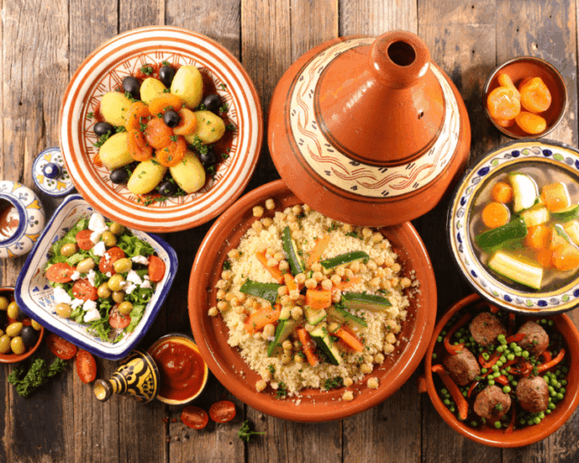 Assorted Moroccan Cuisine